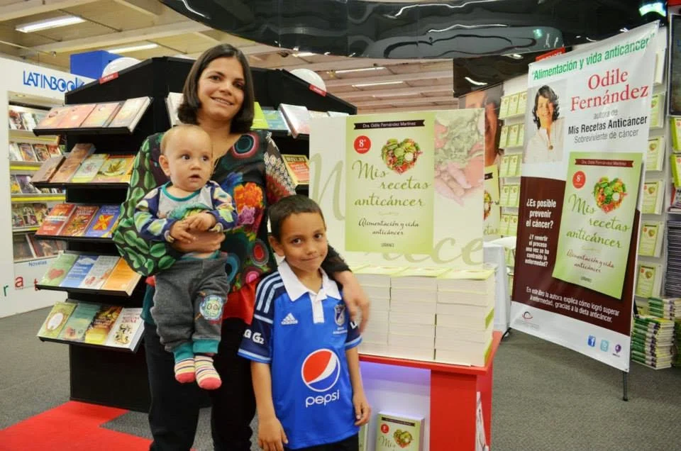 Presentación de Mis Recetas Anticáncer en Colombia. Crónica de una experiencia inolvidable