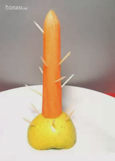 Árbol de Navidad con verduras
