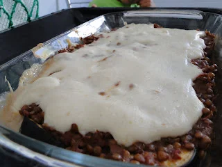Musaka de lentejas