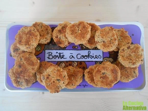 Cookies de avena con 5 ingredientes (sin azúcar, sin harina y veganas) de La Cocina Alternativa