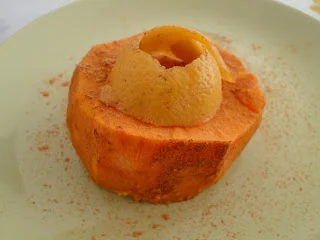 Boniato al aroma de canela y limón