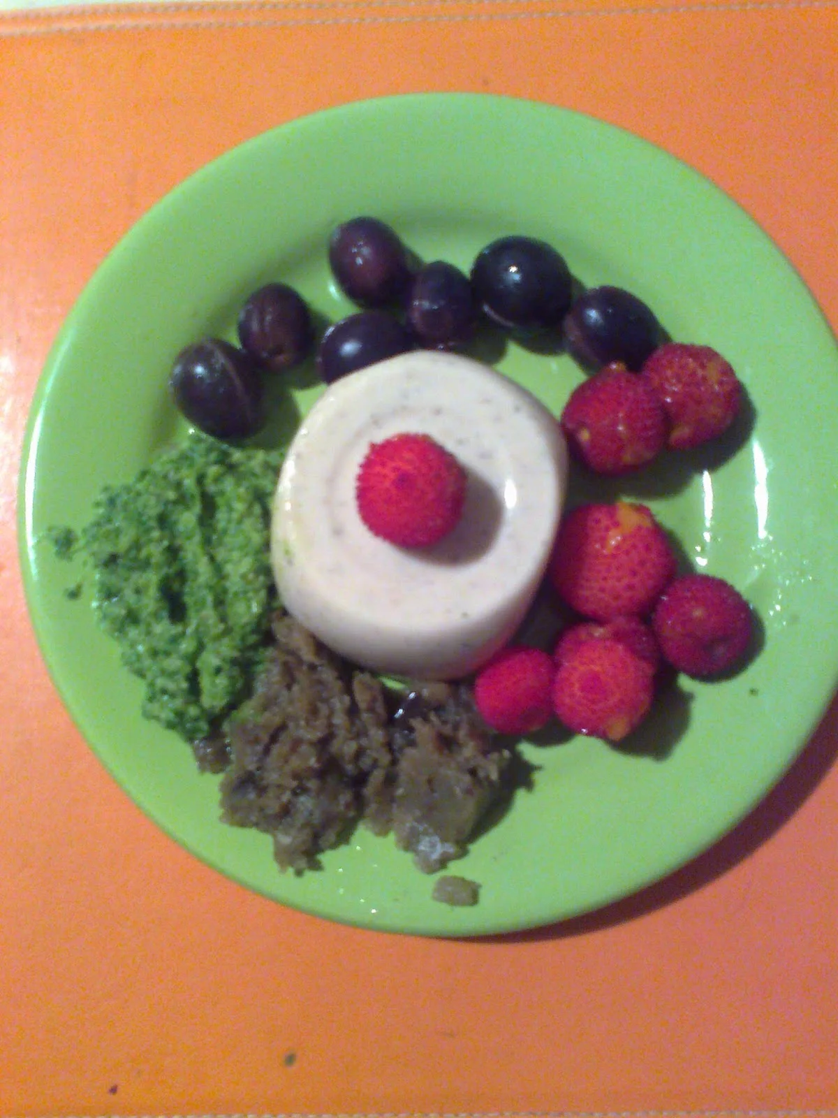Pudin de avena-linaza-especias-semillas-frutos secos-pasas por Julia Corbacho