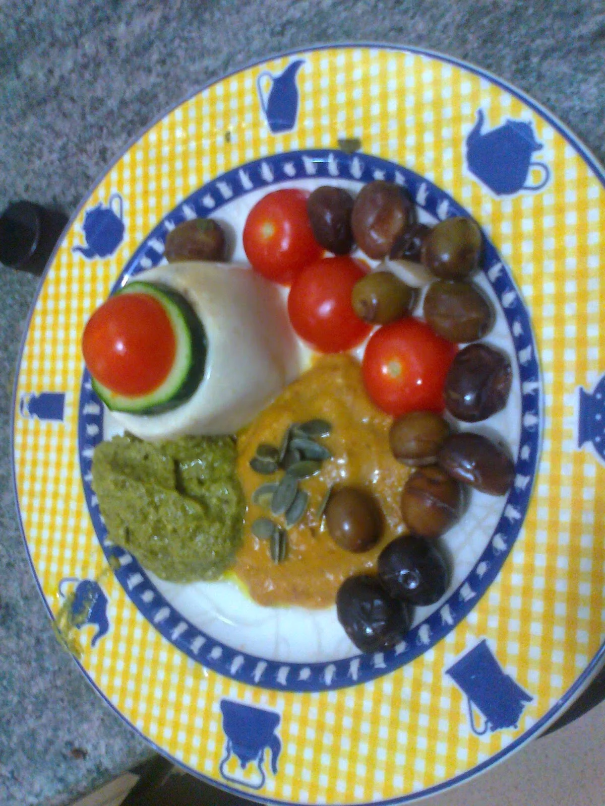 Pudin de avena-linaza-especias-semillas-frutos secos-pasas por Julia Corbacho