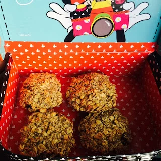Galletas de plátano y avena