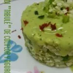 Cruditabulé de coliflor y aguacate