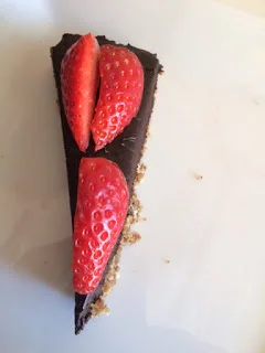 Tarta de chocolate vegana