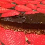 Tarta de chocolate vegana