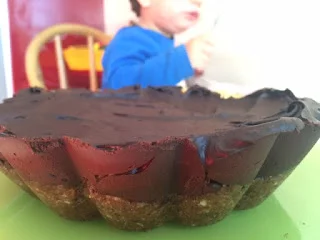 Tarta de chocolate vegana