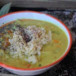 Curry de verduras con bulgur