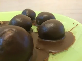 Bombones de chocolate para San Valentín