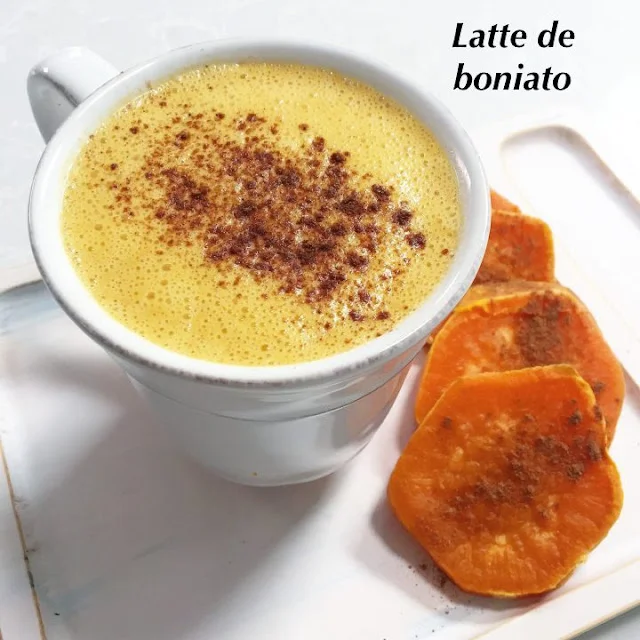 Latte de Boniato especiado o Sweet potato spice latte