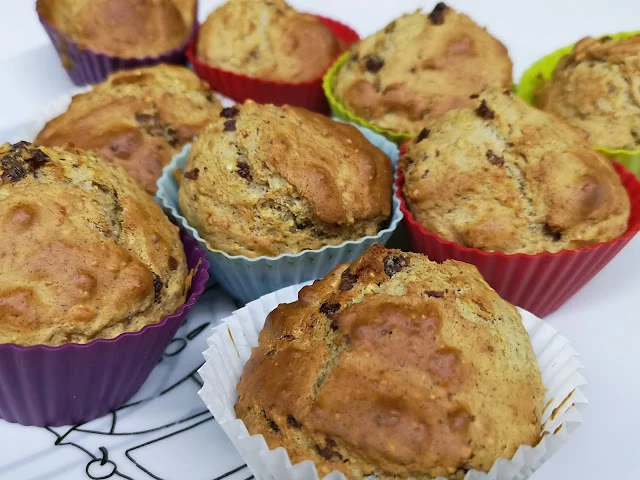 Muffin de plátano, ¡¡sin azúcar!!!
