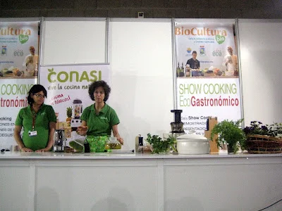 Show Cooking Biocultura Conasi Dr. Odile Fernández. Show Cooking Biocultura Conasi Dr. Odile Fernández.