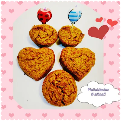 Hoy es mi cumple!!! 5 años como superviviente de cáncer!! Magdalenas de calabaza veganas para mi celebración