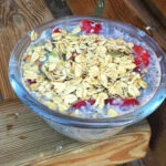 Pudín de chía, fresas y avena