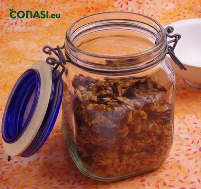 granola. mis recetas anticancer. odile fernández www.misrecetasanticancer.com