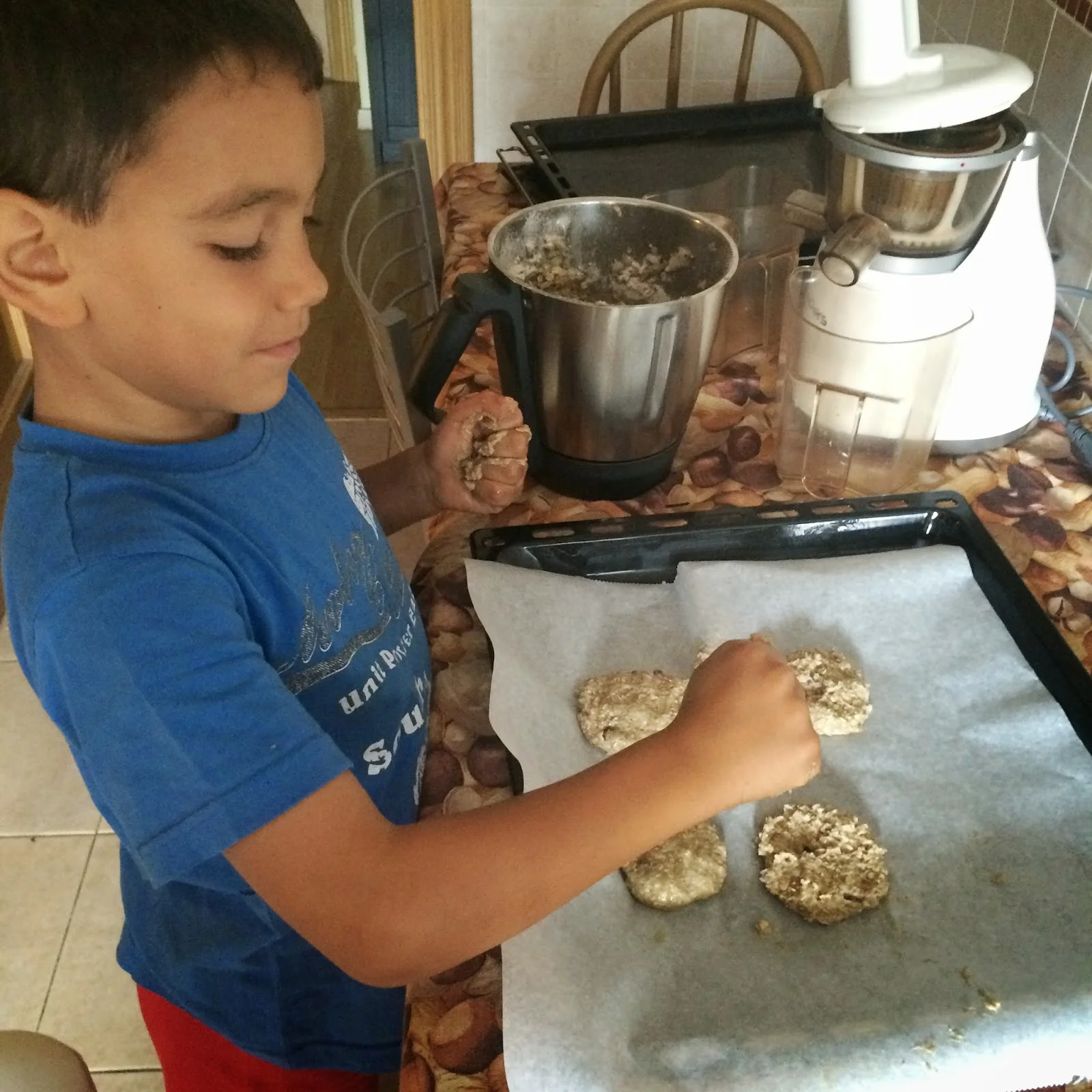 Galletas de manzana, pera y especias