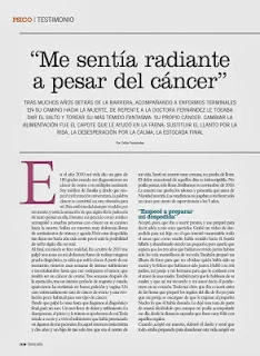 Libro Mis Recetas Anticáncer en radio,  prensa y TV