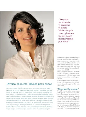 “Me sentía radiante a pesar del cáncer”. Testimonio de Odile Fernández