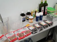 Recetas del menú crudivegano del taller de Madrid.
