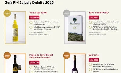 ¿Cuál es el Aceite de Oliva Virgen Extra más saludable? Guía RM “Salud & Deleite”.