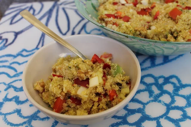 Ensalada de Quinoa con verduritas y Nueces