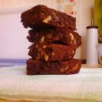 Receta fácil de brownies veganos