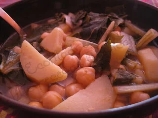 Garbanzos con Acelgas.