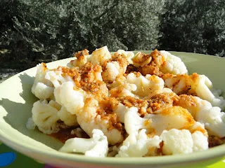 Coliflor al ajillo