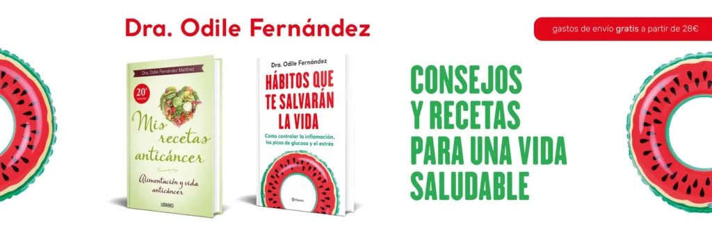 Libros contra el cáncer de la doctora Odile Fernández