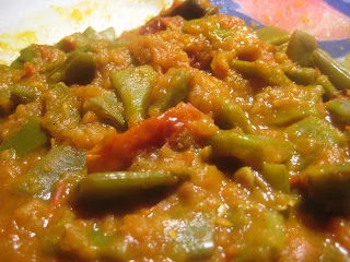 Judías verdes con tomate