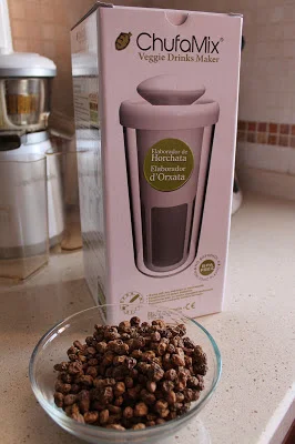 Preparando Leche de Chufa