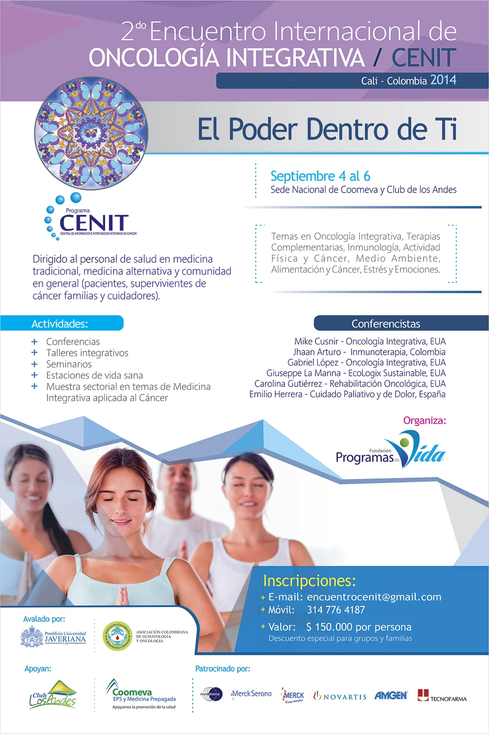 II Encuentro Internacional de Oncología Integrativa en Cali (Colombia)