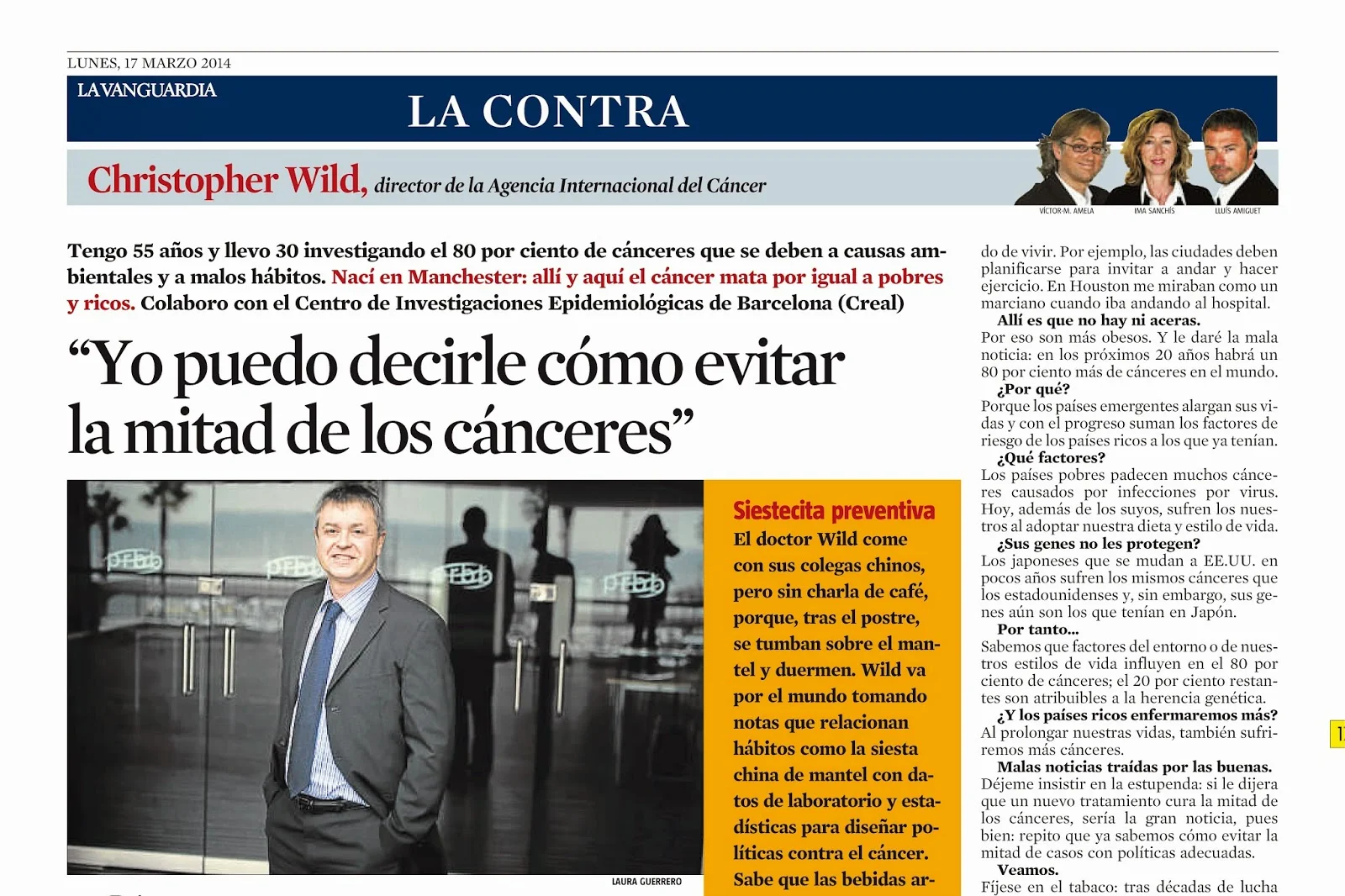 Cómo prevenir el 50% de los cánceres, según la IARC