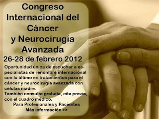 Congreso Internacional del Cáncer y Neurocirugía Avanzada Marbella 2012.