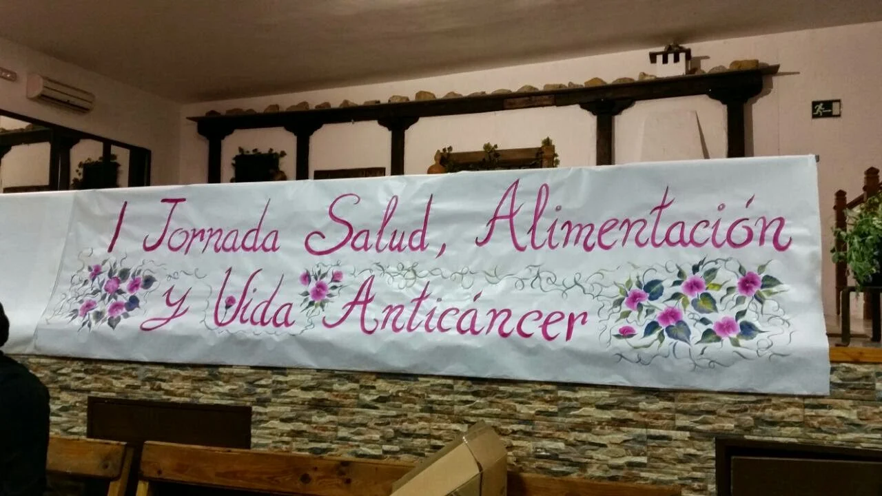 Creando magia... Jornada Anticáncer de yoga y alimentación