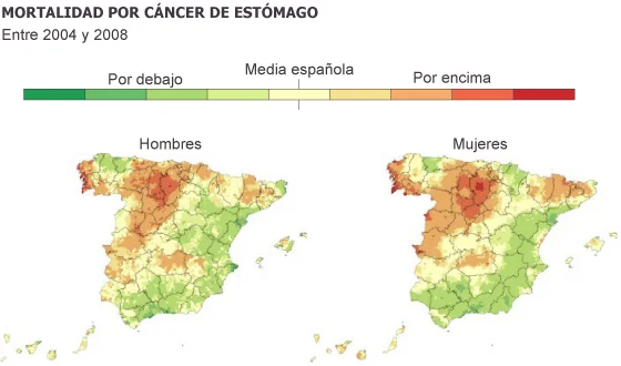 El mapa del cáncer en España: ¿influye dónde vives?