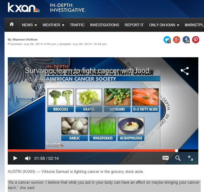 Comer sano tras el cáncer: EE. UU. lo prioriza, España no
