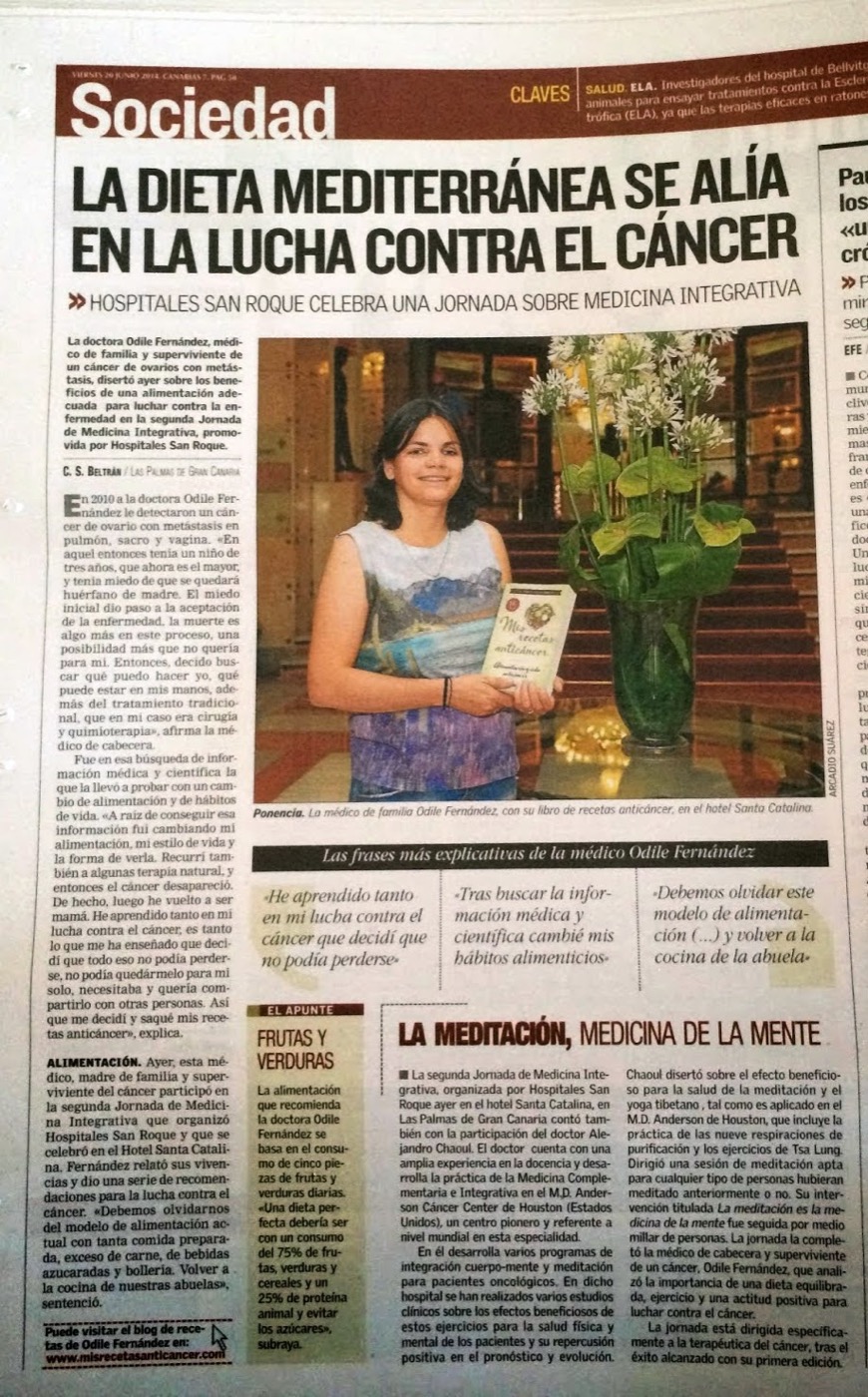 II Jornada de Medicina Integrativa. "Convivir con el cáncer"