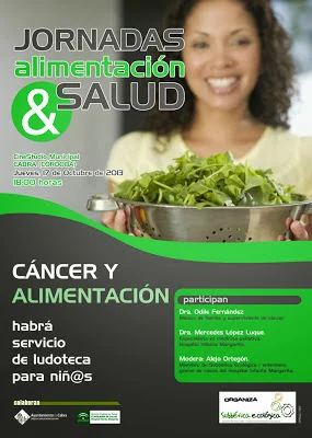 II Jornadas de Alimentación y Salud en Cabra: cáncer (17 octubre)