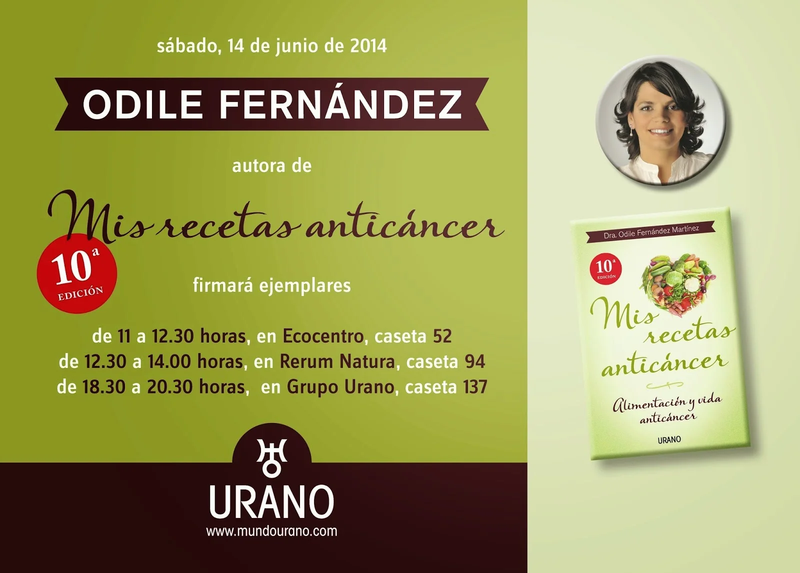 Mañana firma de libros en La Feria del Libro de Madrid. El Retiro