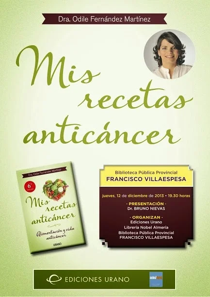 Mis Recetas Anticáncer en Almería. 12 de Diciembre