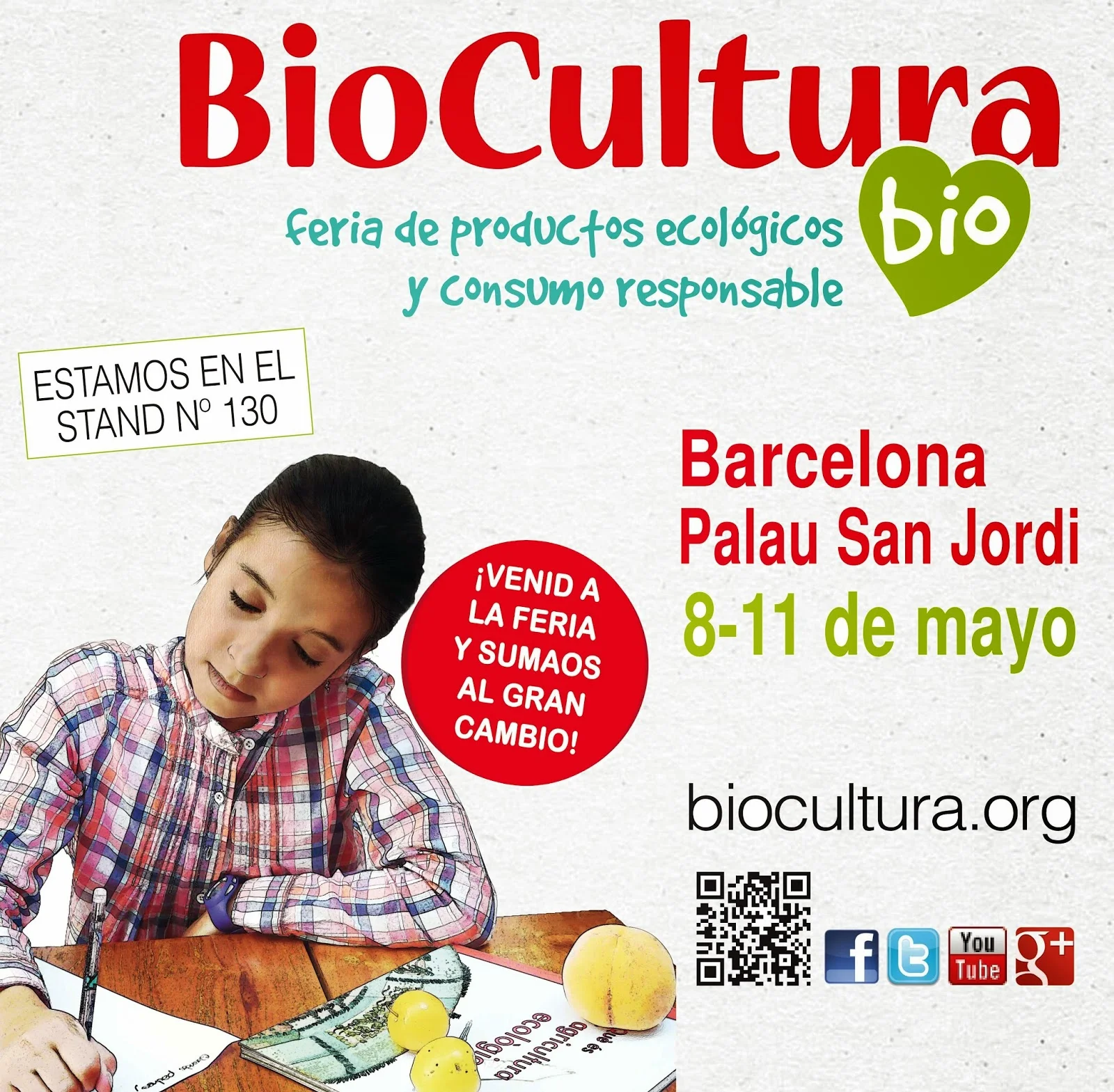 Mañana en Biocultura: planificar menú y cata de aceite de oliva