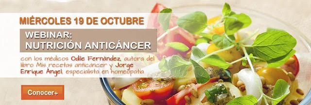 Webinario sobre Nutrición y Cáncer. 19 Octubre