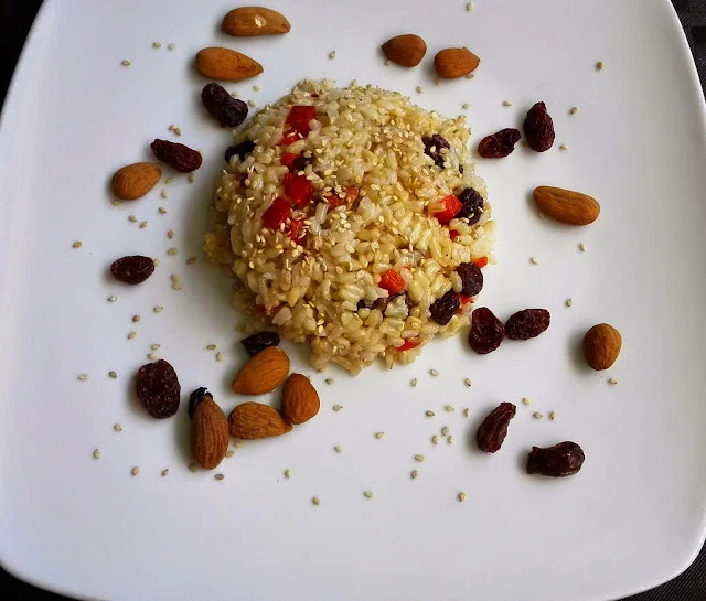 Arroz corazón por Miriam Romero