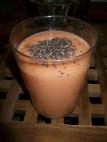 Batido de papaya y semillas de chía por Pequeña