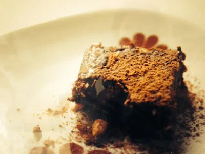 Brownie crudo por Alicia Balduz