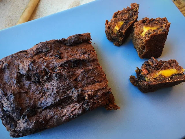 Brownie de calabaza y cacao