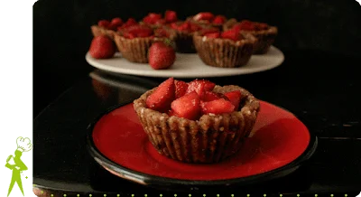 Canastillas de fresas del blog postresparatodos