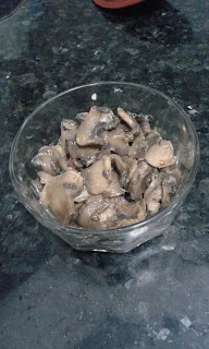 Champiñones al ajillo por Marisa Cordón